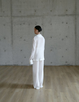 DELLA Knit Cotton Crochet Shirt - Maison OrientMAETMaison OrientTop