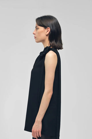 DERFLA Black Crepe Blouse - Maison OrientMAETMaison OrientTop