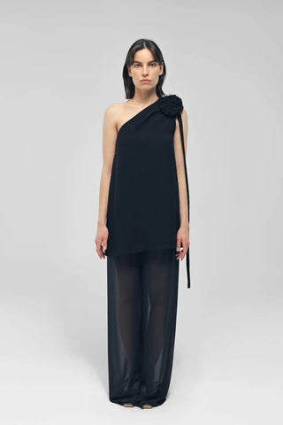DERFLA Black Crepe Blouse - Maison OrientMAETMaison OrientTop