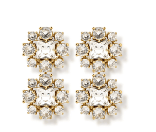 Donna Duo Diamond Crystal Earrings - Maison OrientNinonMaison OrientJewelry