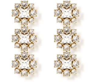 Donna Trio Diamond Crystal Earrings - Maison OrientNinonMaison OrientJewelry