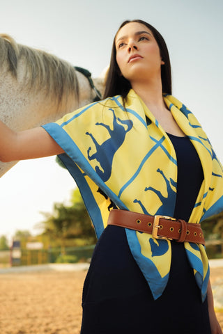 Dressage Rhythm Large Scarf - Maison OrientNeightivMaison OrientScarves