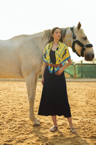 Dressage Rhythm Large Scarf - Maison OrientNeightivMaison OrientScarves