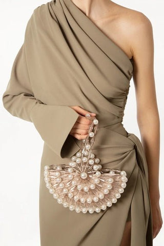 Dusty Rose Medium Selene Clutch - Maison Orient0711Maison OrientHandbags