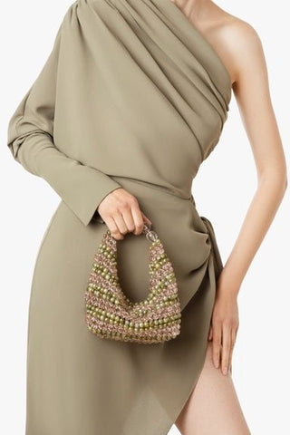 Dusty Rose&Khaki Handbag - Maison Orient0711Maison OrientHandbags