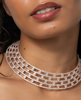 ECHO CHOKER ROSE GOLD AND WHITE - Maison OrientTALITAMaison OrientJewelry