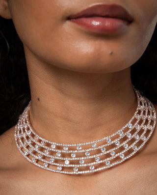 ECHO CHOKER ROSE GOLD AND WHITE - Maison OrientTALITAMaison OrientJewelry