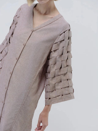 ELIAS DRESS BROWN - Maison OrientVEPLENMaison OrientClothing