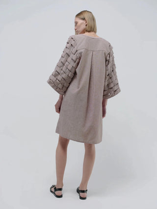 ELIAS DRESS BROWN - Maison OrientVEPLENMaison OrientClothing