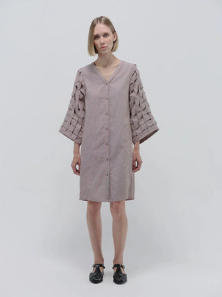 ELIAS DRESS BROWN - Maison OrientVEPLENMaison OrientClothing