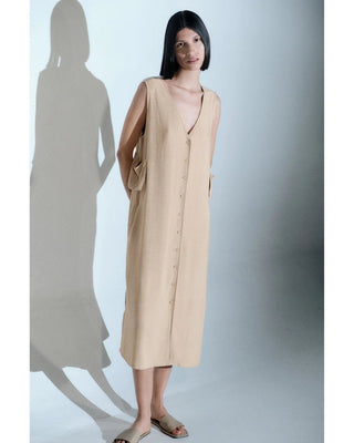 EVA DRESS NUDE - Maison OrientVEPLENMaison OrientClothing