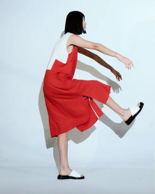 EVA DRESS RED - Maison OrientVEPLENMaison OrientClothing
