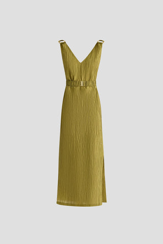 Evia Dress Olive - Maison OrientALARÁMaison OrientClothing