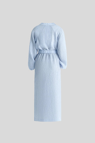 Evia Wrap Dress in Sky Blue - Maison OrientALARÁMaison OrientClothing