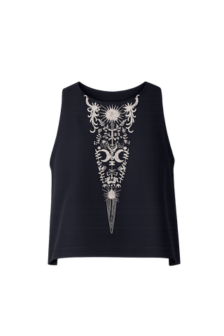 Evora Black Embroidered Top - Maison OrientThe Summer HouseMaison OrientShirts & Tops