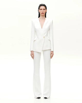 FIT CUT BLAZER WITH SIGNATURE BUTTON - Maison OrientKris MaranMaison OrientClothing