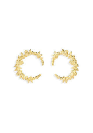 Floral Crescent Earring - Maison OrientNe NepalMaison OrientJewelry