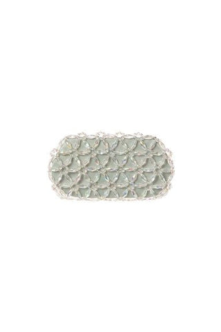 Frosty Green Tebea Clutch - Maison Orient0711Maison OrientHandbags