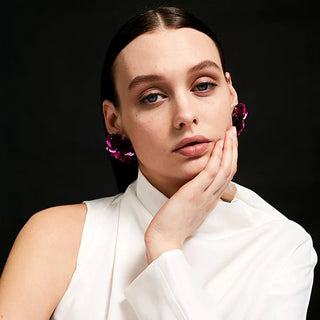 Fuchsia Pink Blossom Earrings - Maison OrientPinar OzevlatMaison OrientJewelry