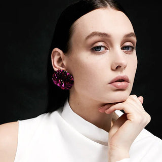 Fuchsia Pink Blossom Earrings - Maison OrientPinar OzevlatMaison OrientJewelry
