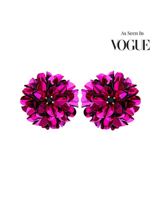 Fuchsia Pink Blossom Earrings - Maison OrientPinar OzevlatMaison OrientJewelry