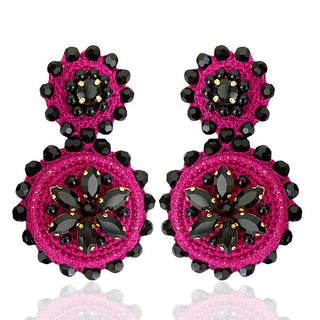 Fuchsia Pink Flower Drop - Maison OrientPinar OzevlatMaison OrientJewelry