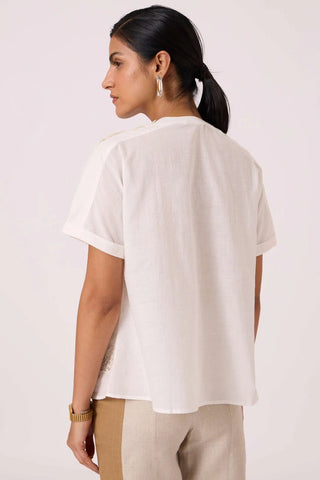 Garcia Handwoven Embroidered Top - Maison OrientThe Summer HouseMaison OrientShirts & Tops