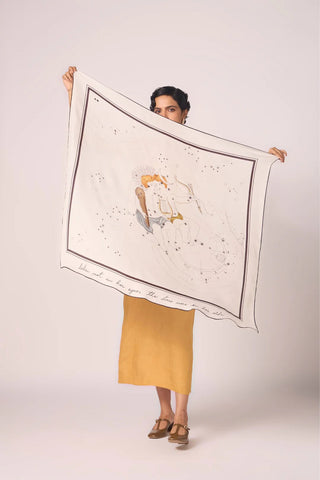 Gemini Printed Satin Scarf - Maison OrientThe Summer HouseMaison OrientScarves