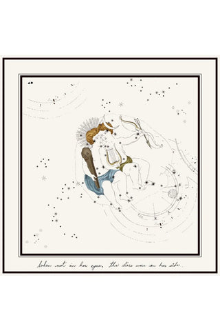 Gemini Printed Satin Scarf - Maison OrientThe Summer HouseMaison OrientScarves