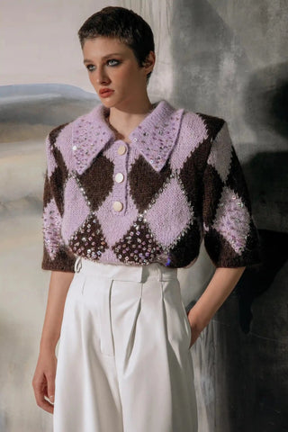 Geometric Sweater - Maison OrientLalo CardigansMaison OrientTop