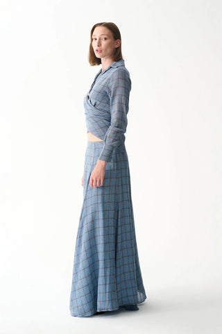GINA SHIRT / BLUE PLAID - Maison OrientNAIAMaison OrientClothing