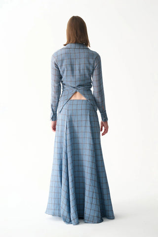 GINA SHIRT / BLUE PLAID - Maison OrientNAIAMaison OrientClothing