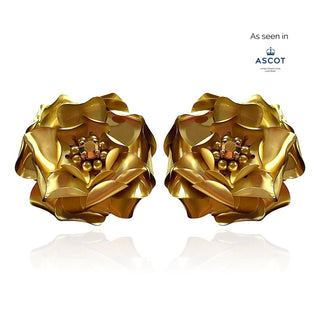 Gold Camellia Studs - Maison OrientPinar OzevlatMaison OrientJewelry