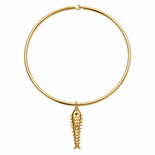 Gold Choker with Fish Charm - Maison OrientRomy CollectionMaison OrientNecklace