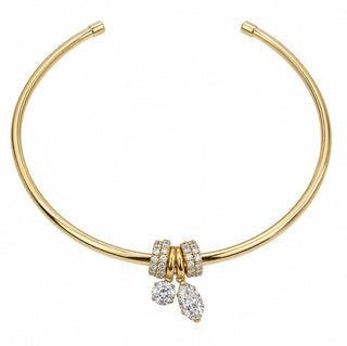 Gold Round Charm Choker - Maison OrientRomy CollectionMaison OrientNecklace