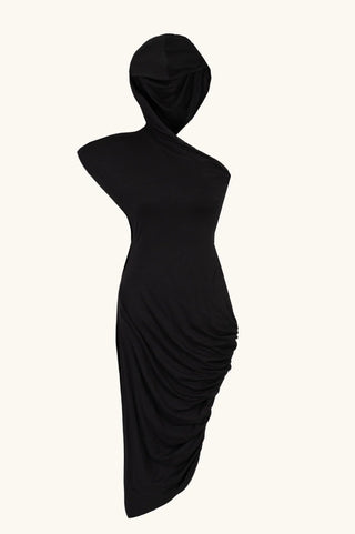 HALF HOODED DRESS - Maison OrientKris MaranMaison OrientClothing