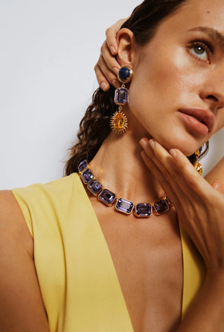 Halicarnassus Lapis Earrings - Maison OrientNinonMaison OrientJewelry