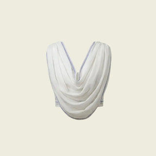 Handwoven cotton Dhoti draped top