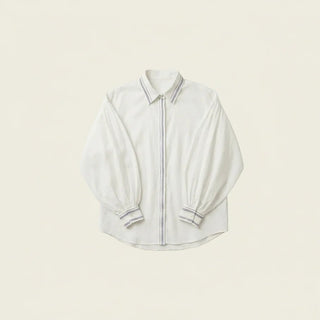 Handwoven Khadi Dhoti Cotton Shirt - Maison OrientSZABO SIHAGMaison OrientShirts & Tops