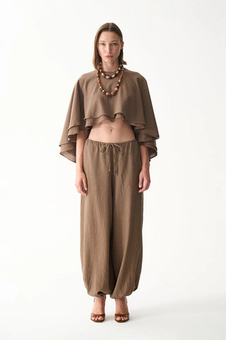 HEAVEN CAPE / BROWN - Maison OrientNAIAMaison OrientClothing