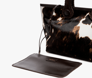 Hedera Cow Medium Tote Bag - Maison OrientSerena UziyelMaison OrientBags