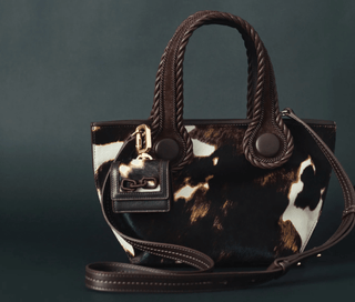 Hedera Cow Medium Tote Bag - Maison OrientSerena UziyelMaison OrientBags