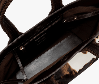 Hedera Cow Medium Tote Bag - Maison OrientSerena UziyelMaison OrientBags