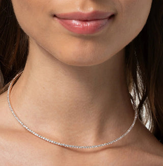 INNER LIGHT CHOKER ROSE GOLD AND WHITE - Maison OrientTALITAMaison OrientJewelry