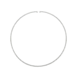 INNER LIGHT CHOKER SILVER AND WHITE - Maison OrientTALITAMaison OrientJewelry