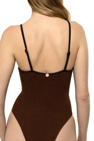 IOLI CHEEKY ONE PIECE CHOCO - Maison OrientSORBET ISLANDMaison OrientWOMEN'S ONE PIECE SUITS