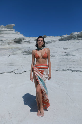 Ira Red Pareo - Maison OrientWEMAVEMaison OrientScarves