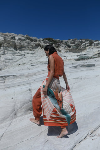 Ira Red Pareo - Maison OrientWEMAVEMaison OrientScarves