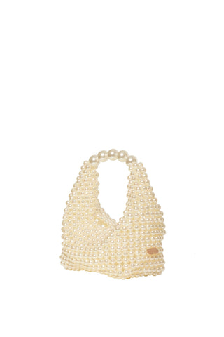 Ivory small Jodie beaded mini bag - Maison Orient0711 TbilisiMaison OrientMini Bag