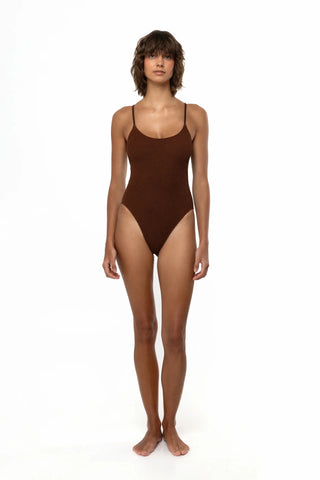 JADE ONE PIECE CHOCO - Maison OrientSORBET ISLANDMaison OrientWOMEN'S ONE PIECE SUITS